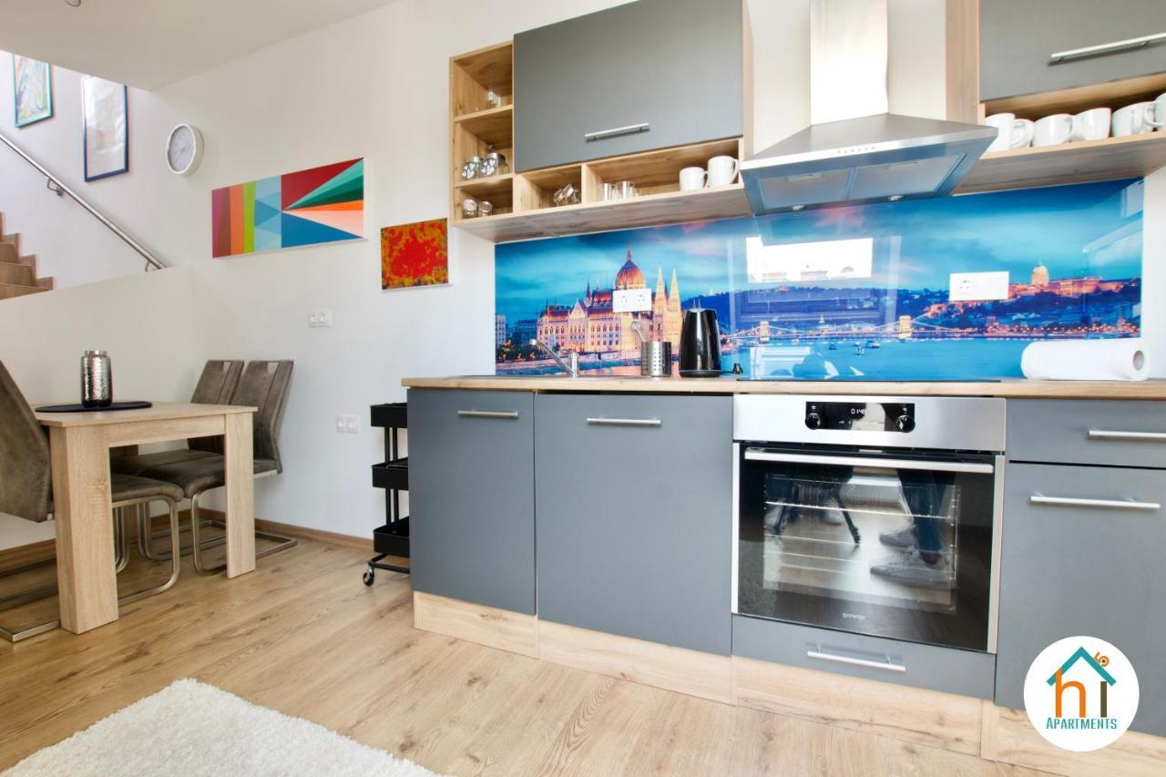 Premium Apartment By Hi5 - Penthouse Studio + Rooftop Budapest Eksteriør billede