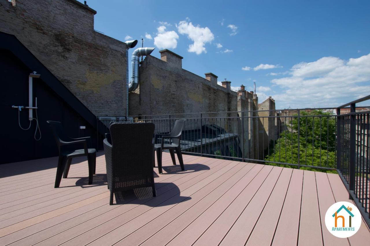 Premium Apartment By Hi5 - Penthouse Studio + Rooftop Budapest Eksteriør billede